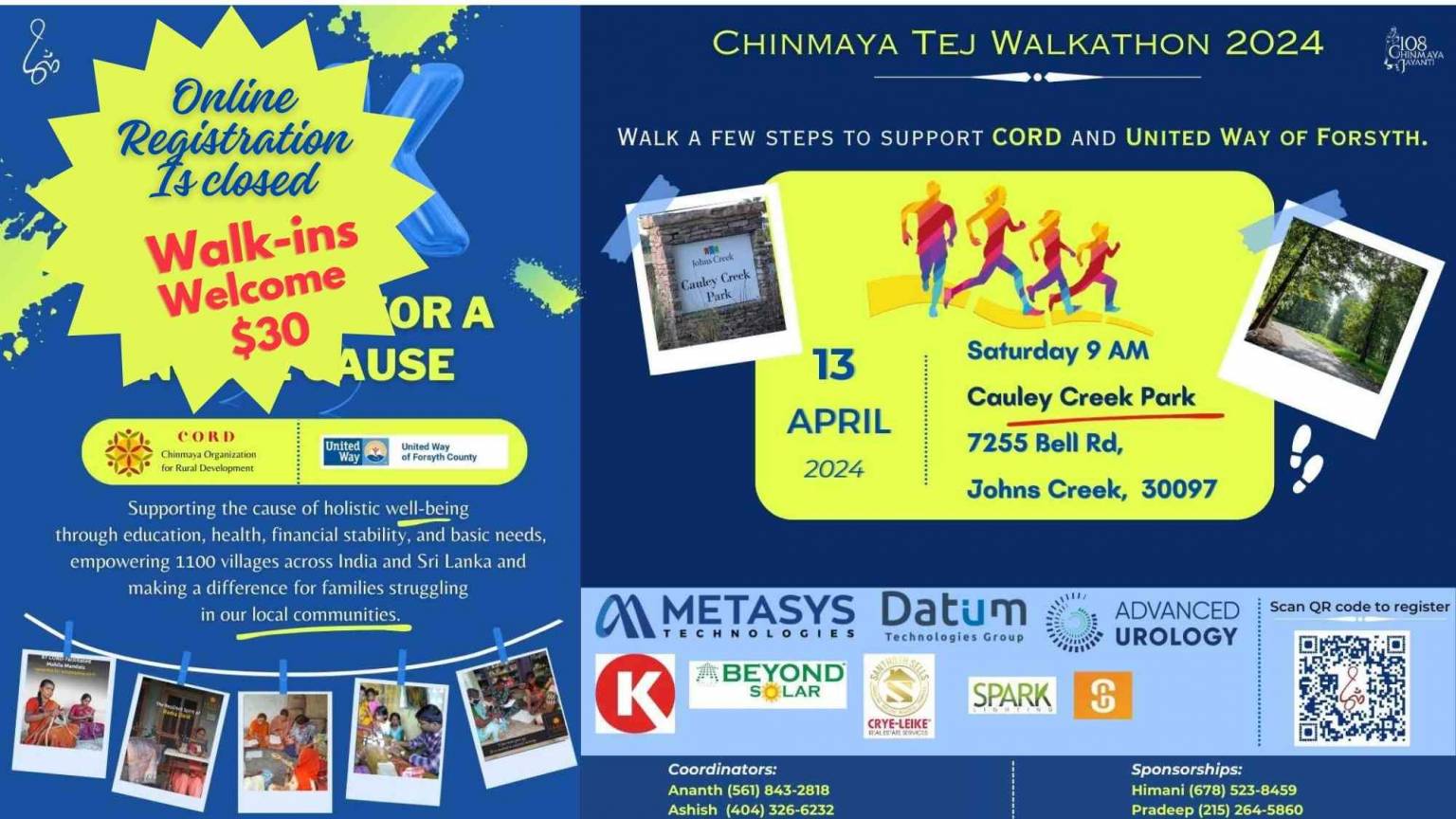 Chinmaya Tej Walkathon 2024 Chinmaya Gurukul